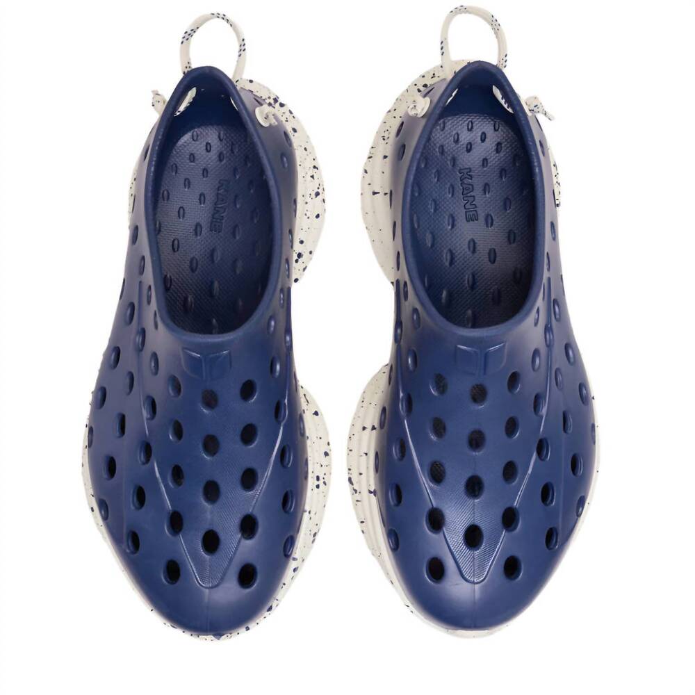 NEW KANE FOOTWEAR unisex revive active recover shoes in indigo/cream speckle - Picture 5 of 7